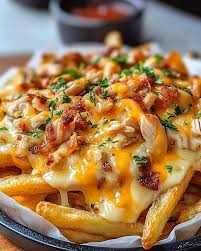 Chicken cheese fries